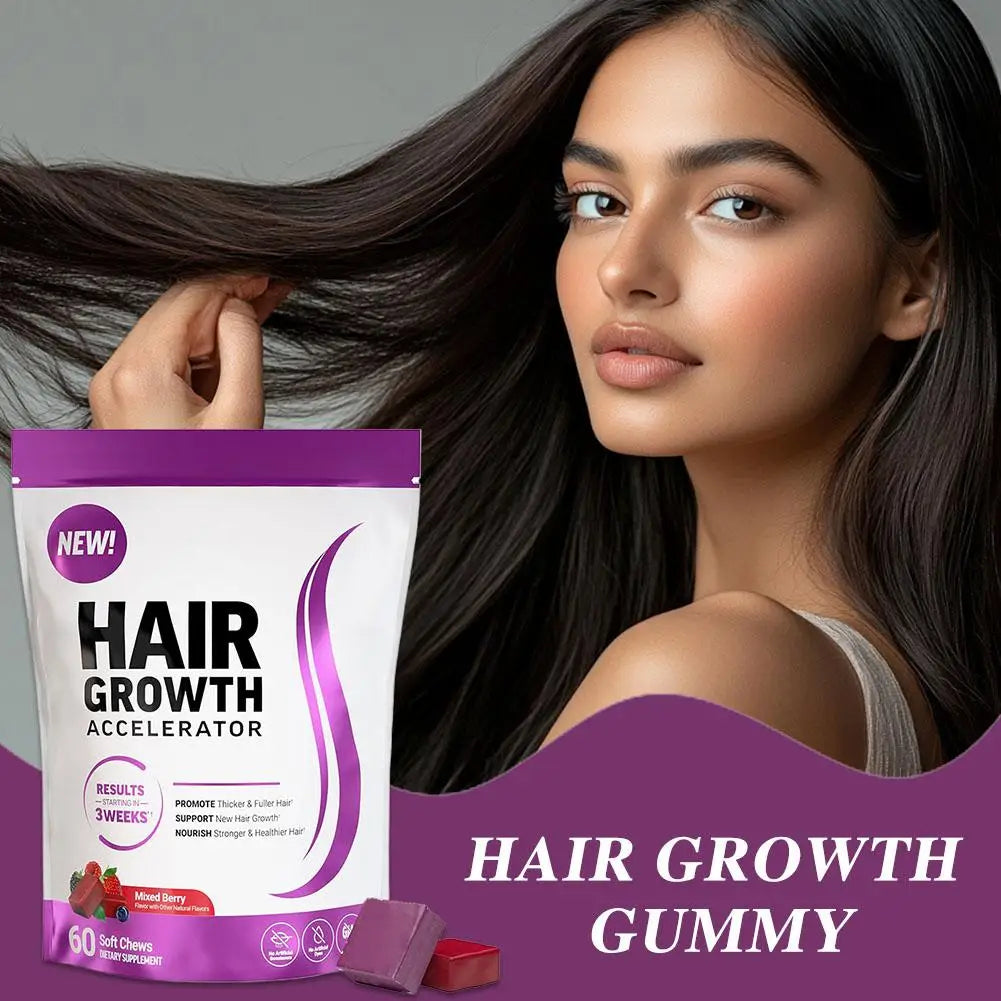 Glossence Hair Growth Gummies