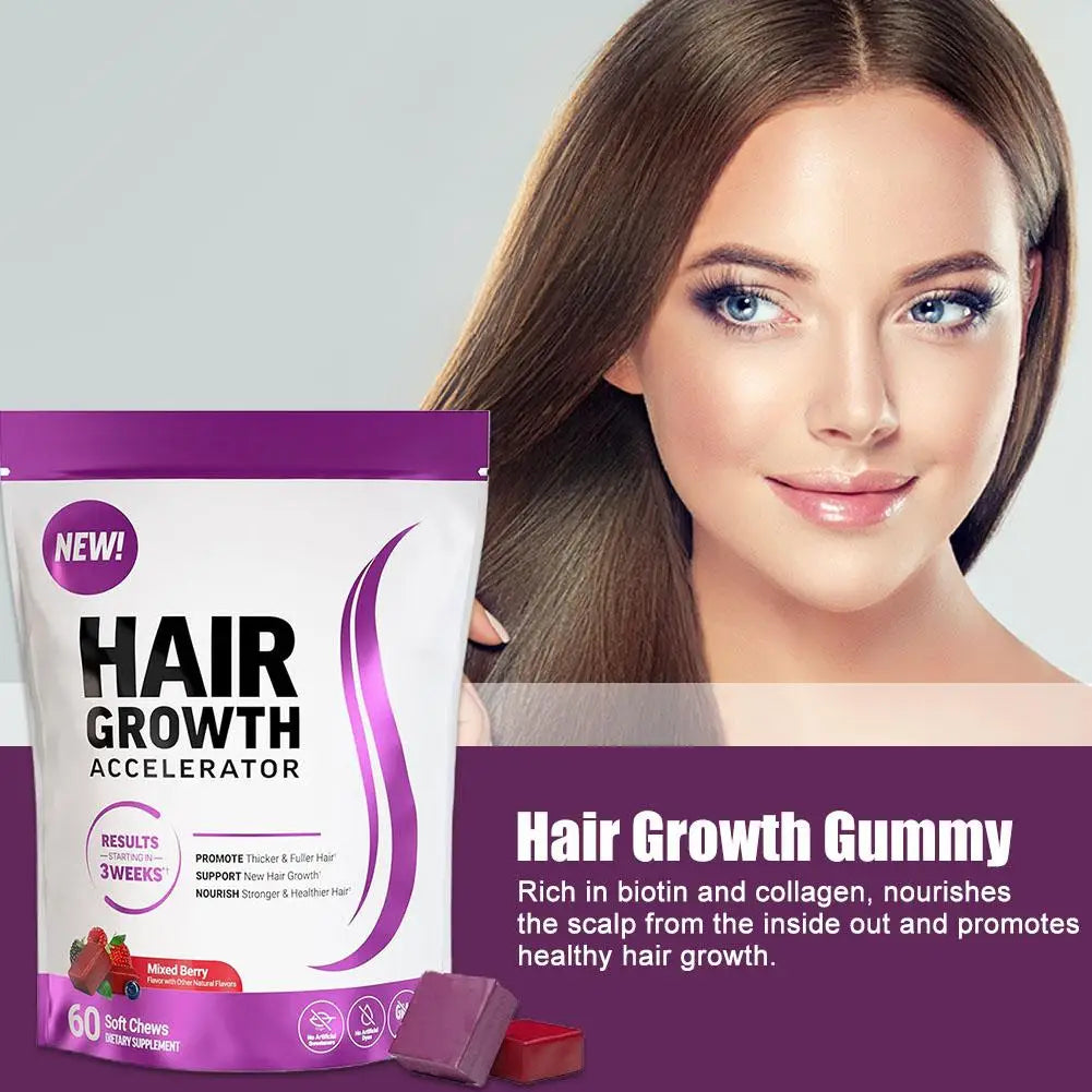 Glossence Hair Growth Gummies