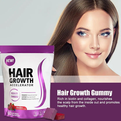 Glossence Hair Growth Gummies