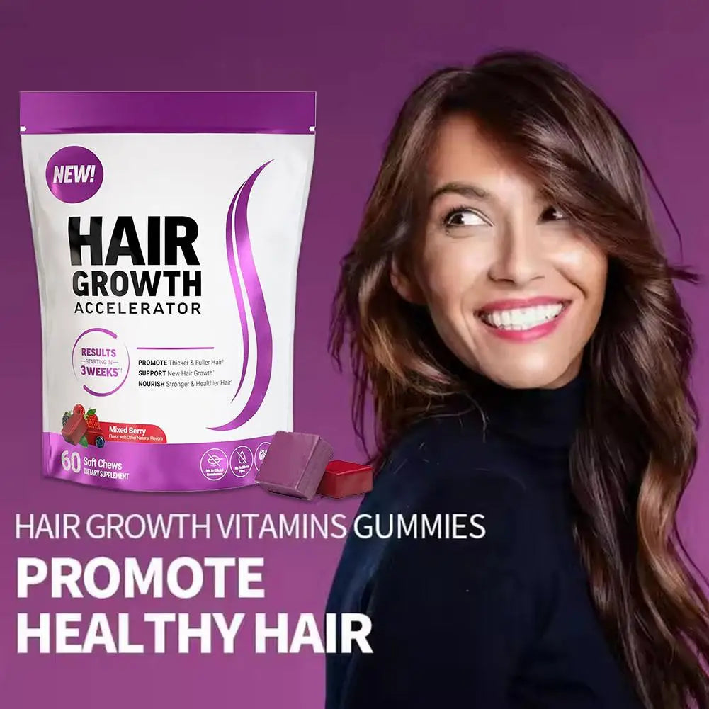 Glossence Hair Growth Gummies